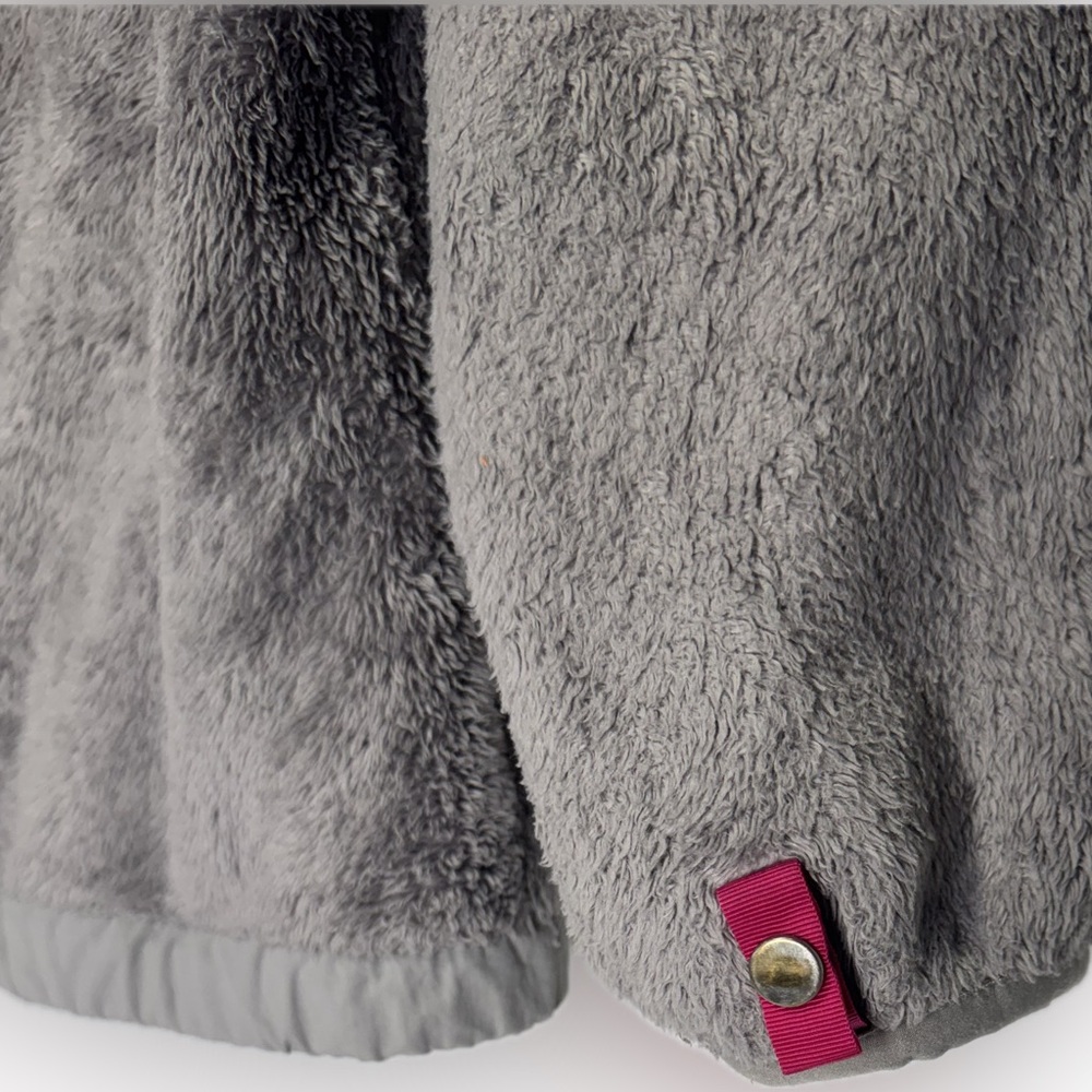 The North Face Youth Large Fleece Pullover Jacket Pink/Gray - Picture 5 of 15